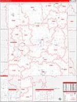 La Salle, Il Carrier Route Wall Map